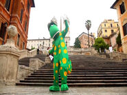 Dorothy dancing in Italy