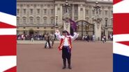Captain Feathersword at Buckingham Palace