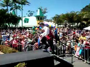 Captain and Dorothy at Dreamworld