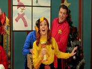 Simon and Emma in Santa's Workshop