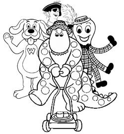 printable wiggles coloring pages