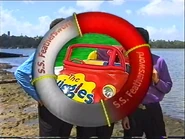 The S.S Feathersword life preserver transition