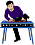 Cartoon Jeff Is Playing Keyboard (1997-1999)