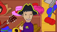 Cartoon Jeff wearing a captain's hat