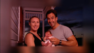 Paul Paddick, Charmaine and their baby son Connor