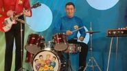 Anthony playing the Tempo Drums set