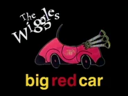 Cartoon sketch of the first Big Red Car.