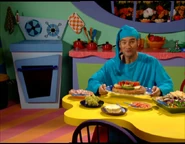 But Anthony's hungry so he's making pizza.