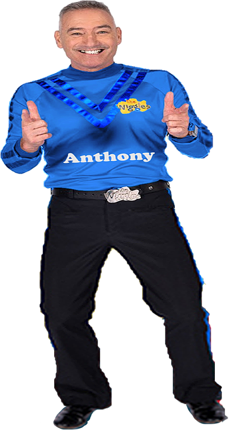 the wiggles anthony is blue