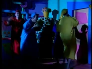 Anthony eating hamburger in "Musical Instruments"