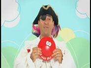 Captain Feathersword in "Red Nose Day" advert