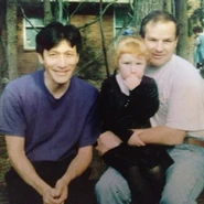 Jeff in the dark grape t shirt