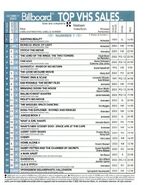 41 on Top VHS Sales in October 11, 2003