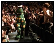 Lachy and Dorothy in the crowd