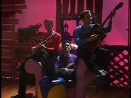 The Other Wiggles in Jeff's purple armchair