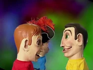 Puppet Anthony with Captain's hat