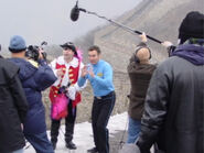 Captain and Anthony at the Great Wall of China