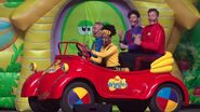 The Big Red Car in "Fruit Salad Big Show"