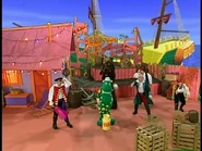 The Land Wiggly Friends and the pirates