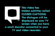 Closed Captioned info