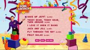 Song selection menu page 2 (Background music: Five Little Joeys)
