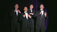 The Wiggles in their tuxedos