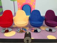 The Wiggles' armchairs