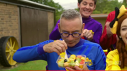 Anthony eating fruit salad in "Wiggle Wiggle Wiggle!" TV Series