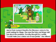 Dorothy and Wags in electronic storybook: "The Christmas Fairy"