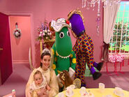 Dorothy and Fairy Clare in "Dorothy the Dinosaur's Party" (2007)