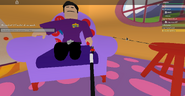 Jeff sleeping in Roblox