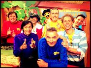 The Wiggles and Captain Feathersword on Sprout