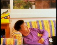 Jeff sleeping in Playhouse Disney Promo