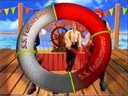 The S.S. Feathersword life preserver transition