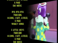 The Wiggly Mascots in the credits