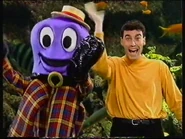 Greg and Henry waving