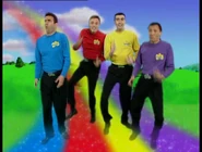 Jeff, Greg and Murray except Anthony wiggle-dancing