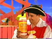 Captain Feathersword with a Flea Powder