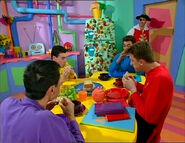 The Wiggles and Captain Feathersword in "Hygiene"