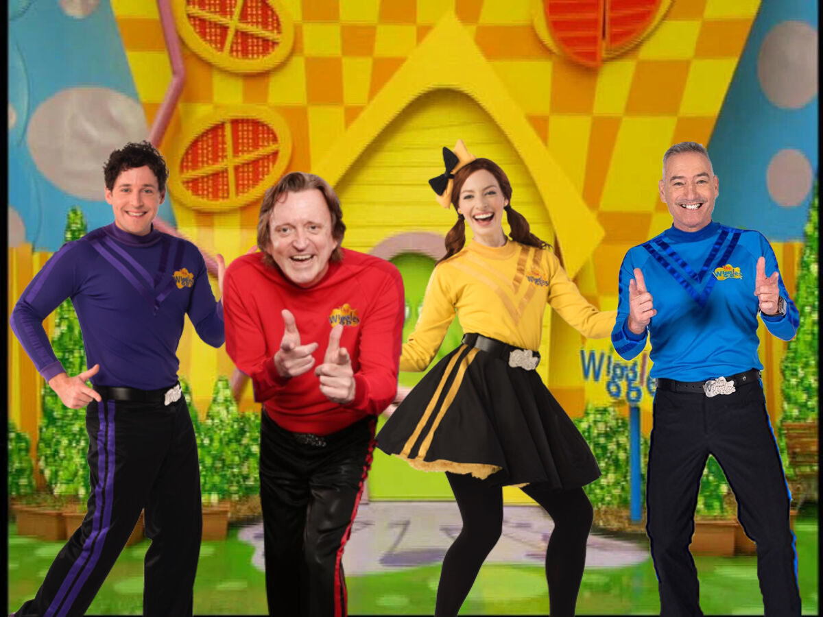 The Wiggles (Lachy Wiggle, Tsehay Wiggle and Murray Wiggle stay instead ...