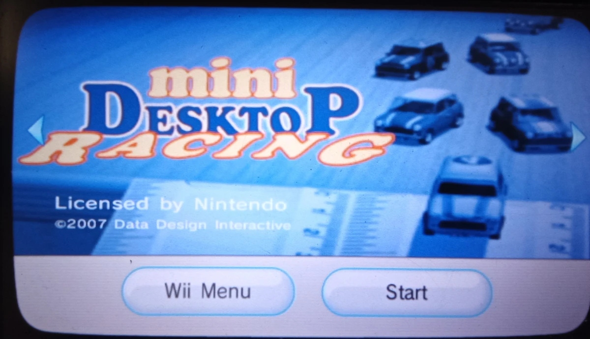 Mini Desktop Racing | Wii Disc Channel Intros Wiki | Fandom