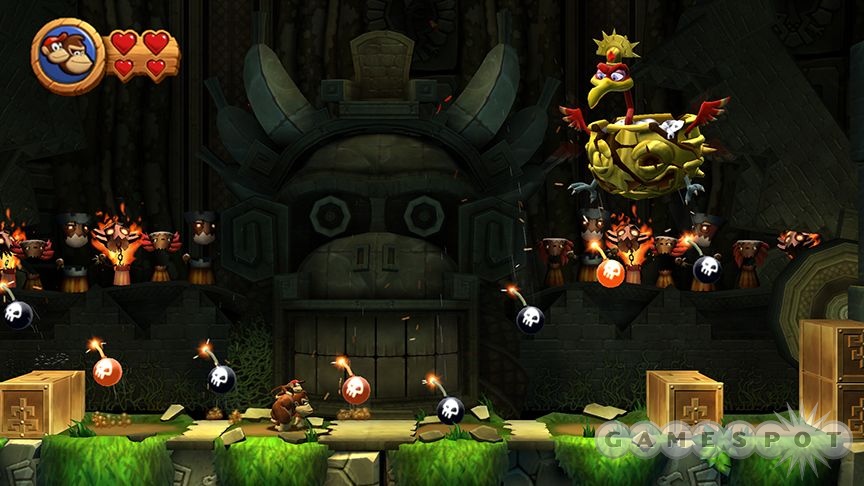 donkey kong country returns wii controls