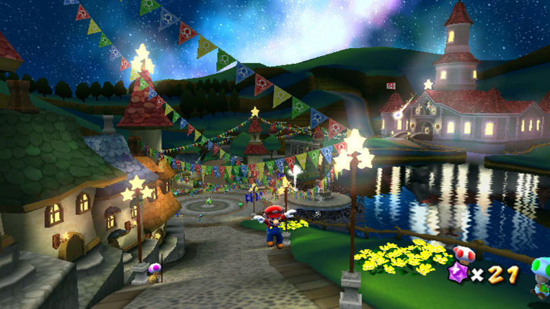 picture Toad Town Paper Mario toad town wii wiki fandom