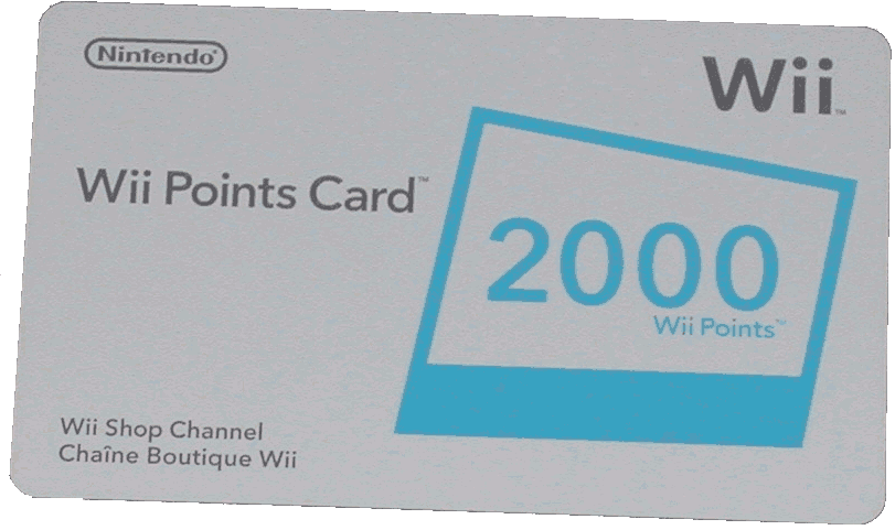 Nintendo hot sale wii points