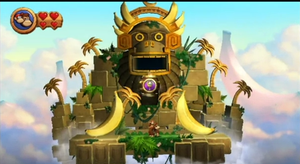 donkey kong country returns golden temple