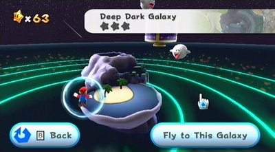 mario galaxy underground ghost ship secret star Deep Dark Galaxy-1-