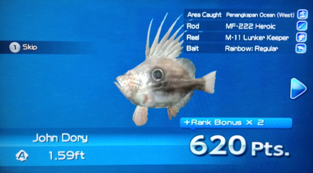Dogtooth Tuna, Wii Fishing Resort Wiki