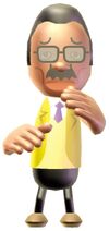 A Mii handclapping.