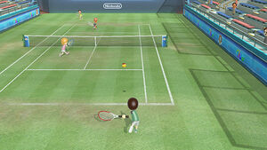 Wii sports club tennis