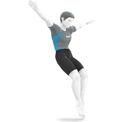 Wii Fit Trainer (Super Smash Bros Ultimate) (PNG) by nes2155884 on